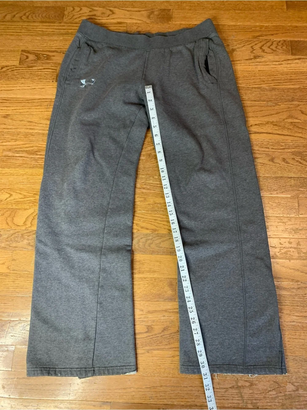 Under Armour UA Storm Grey Sweatpants Men’s Large Loose Fit Athletic Joggers - Picture 5 of 10